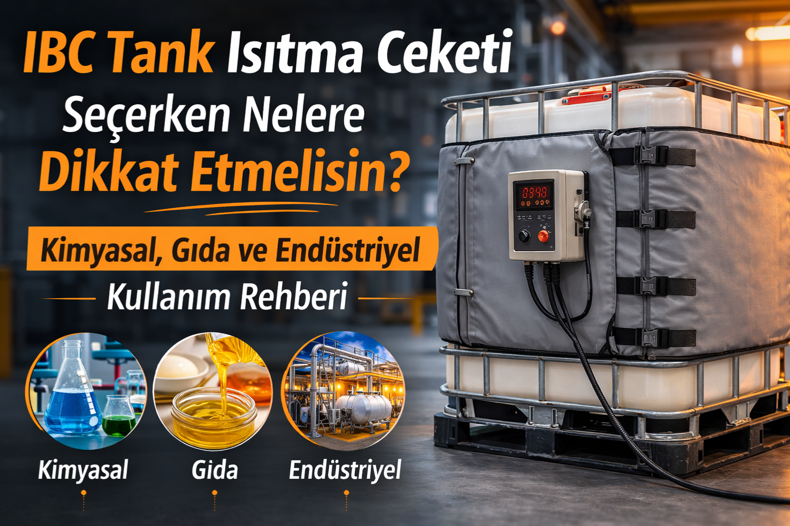 You are currently viewing IBC Tank Isıtma Ceketi Seçerken Nelere Dikkat Etmelisin? Kimyasal, Gıda ve Endüstriyel Kullanım Rehberi