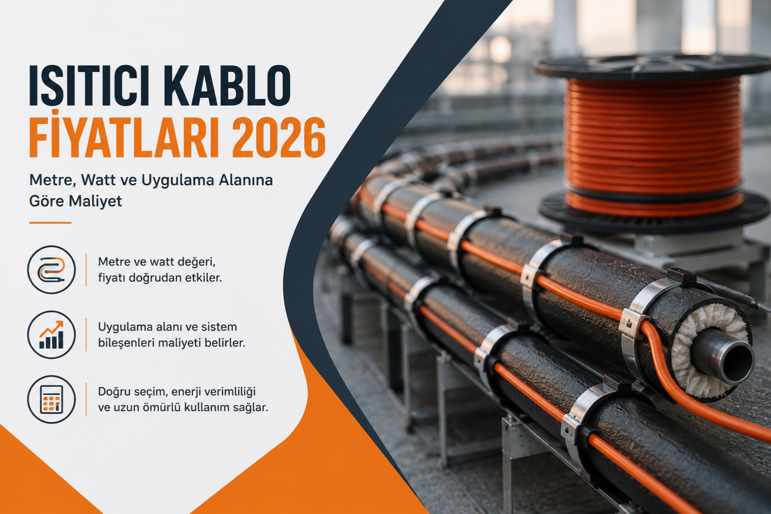 You are currently viewing Isıtıcı Kablo Fiyatları 2026: Metre, Watt ve Uygulama Alanına Göre Maliyet