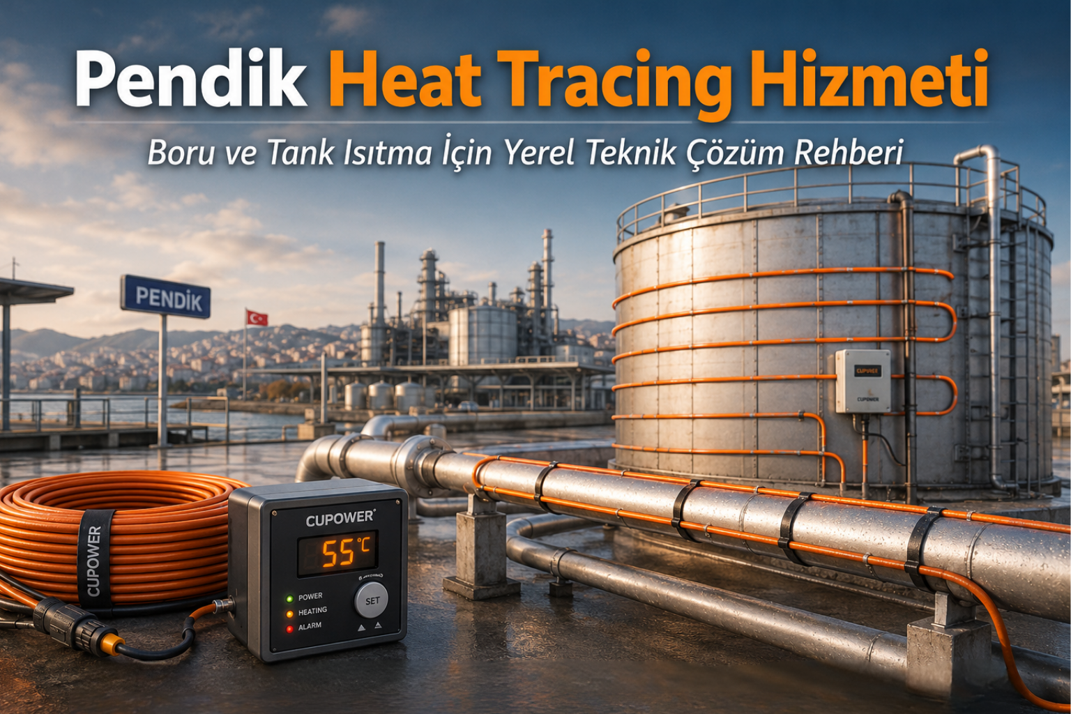 You are currently viewing Pendik Heat Tracing Hizmeti: Boru ve Tank Isıtma İçin Yerel Teknik Çözüm Rehberi